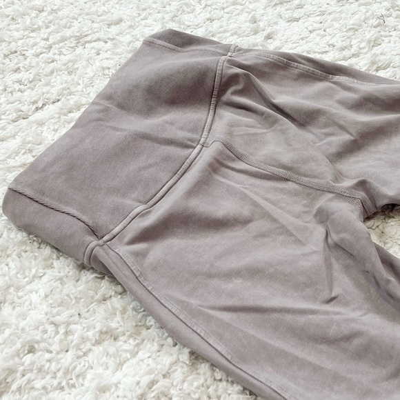 Lululemon Athletica Inner Glow High Rise Tight Cotton Washed Half Moon Gray 4 - Picture 9 of 12